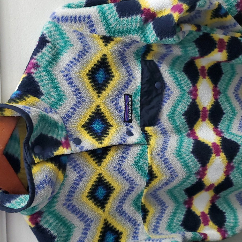Patagonia Timber Twist Aztec Fleece XS T snap - Picture 3 of 9